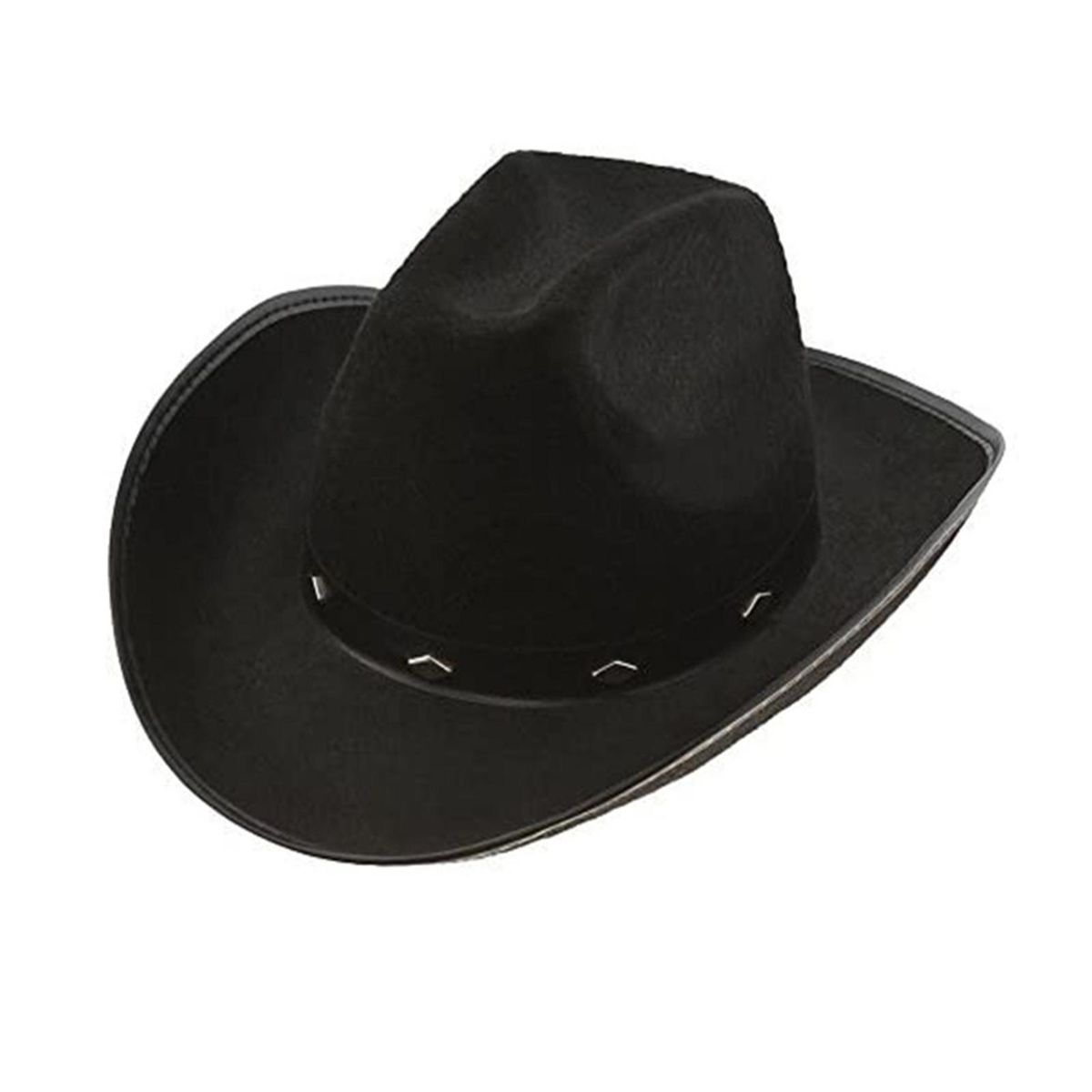 Cowgirl Hat Unisex Party Cowboy Hat Cosplay Prop Black