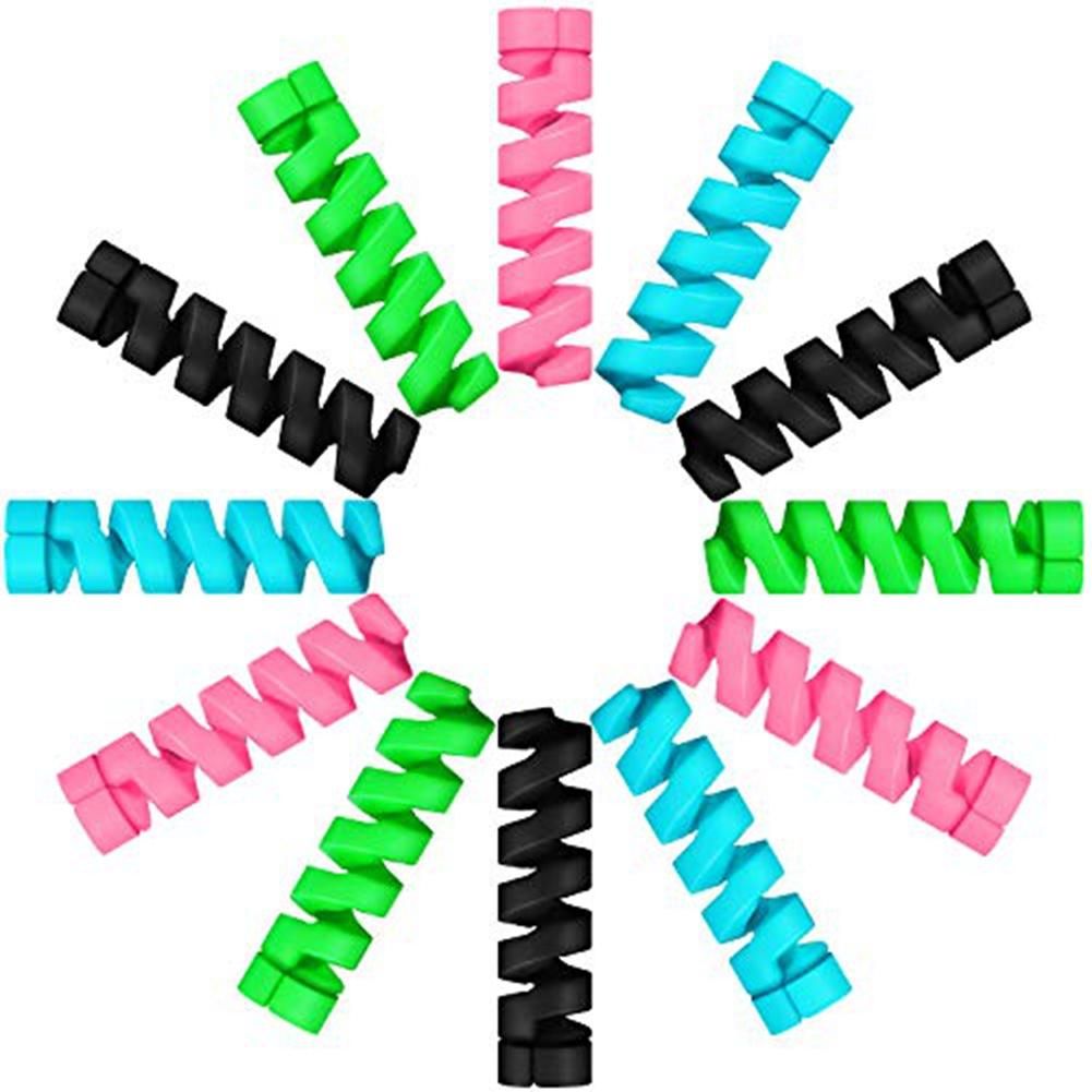 Charger Cable Saver Silicone Flexible Cable Wire Protector Mouse Cable Protector Suit for All Cellphone Data Lines