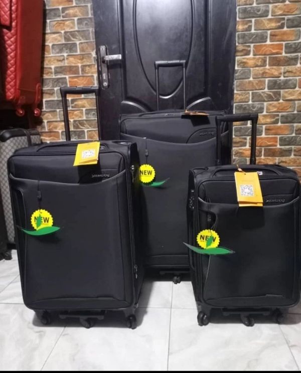 3 In 1 Luggage Set - Black