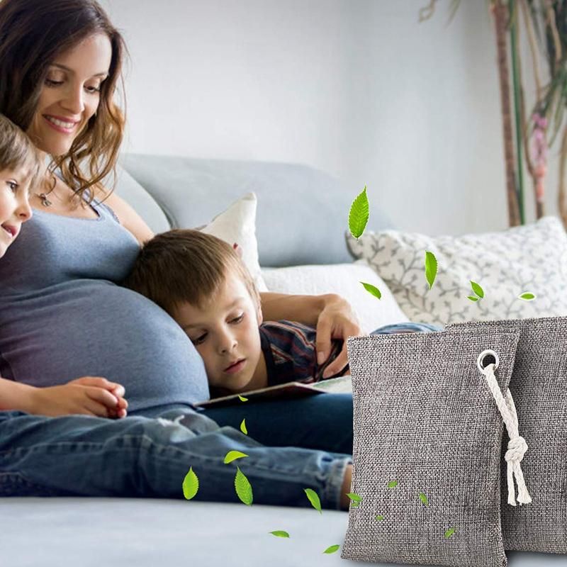 Air Purifying Bags Bamboo Charcoal Bags Air Purifying Deodorizer Bags For Fridge Freezers Cari's Closet Shoes Kitchens Basements Bedrooms Living Areas Keeps Rooms Fresh 200G