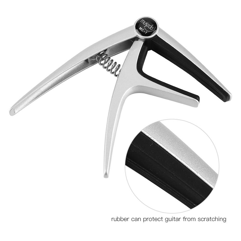 Guitar Metal Guitar Clamp Capo For Folk And Electric Guitars Accessory Portable Guitar Parts Accessories