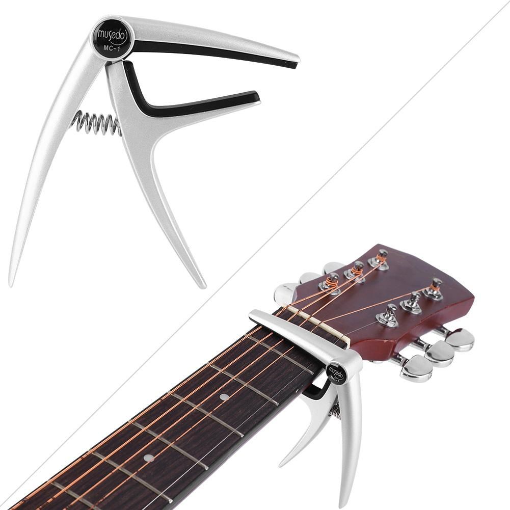 Guitar Metal Guitar Clamp Capo For Folk And Electric Guitars Accessory Portable Guitar Parts Accessories