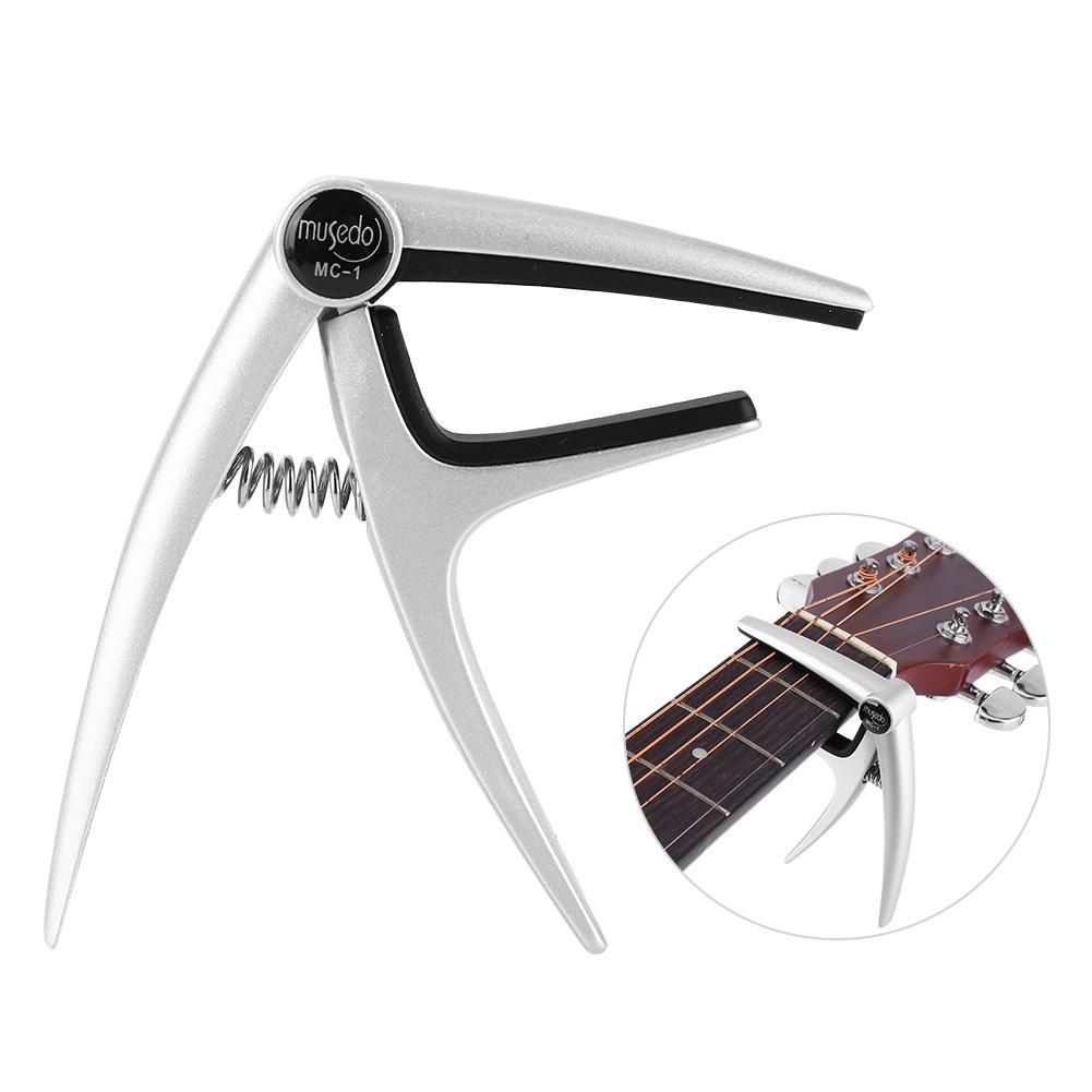 Guitar Metal Guitar Clamp Capo For Folk And Electric Guitars Accessory Portable Guitar Parts Accessories