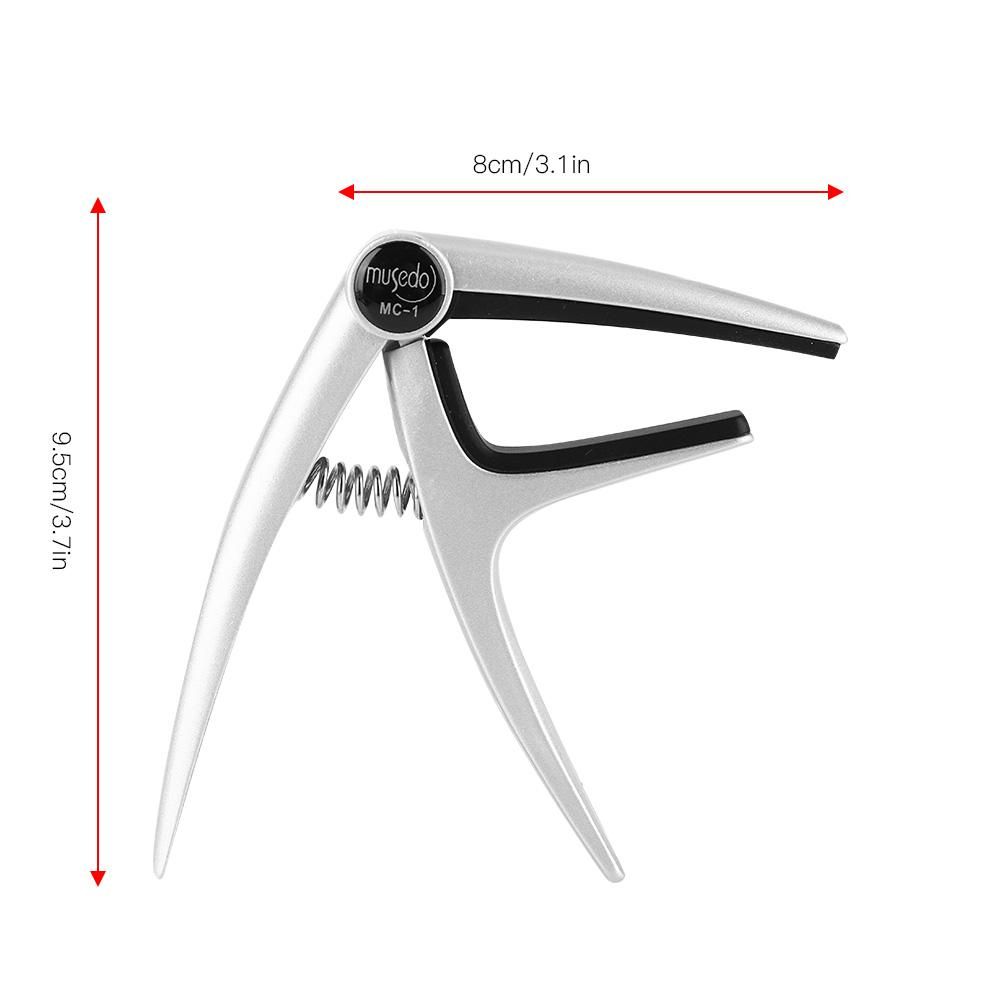 Guitar Metal Guitar Clamp Capo For Folk And Electric Guitars Accessory Portable Guitar Parts Accessories