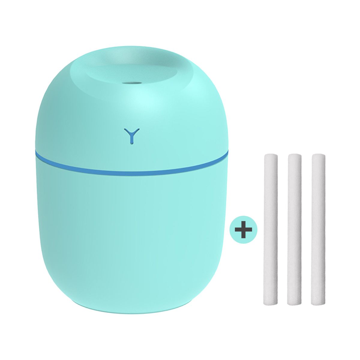 220mL Mist Humidifier LED 7 Colorful Quiet USB Car