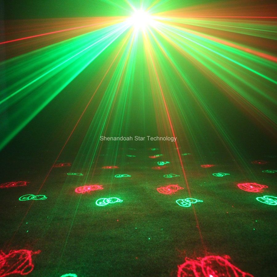 MINI R&G Laser Xmas 3 Patterns Projector DJ Dance Disco Bar Holiday Family Party Christmas Stage Effect Light Show T133