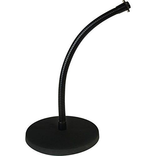 Table Flexible Short Small Microphone Stand Desk Round Base Gooseneck Table Top
