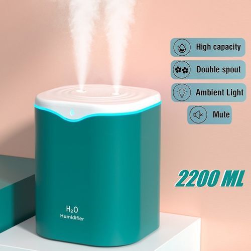 2.2L USB Air Humidifier Dual Spray Port