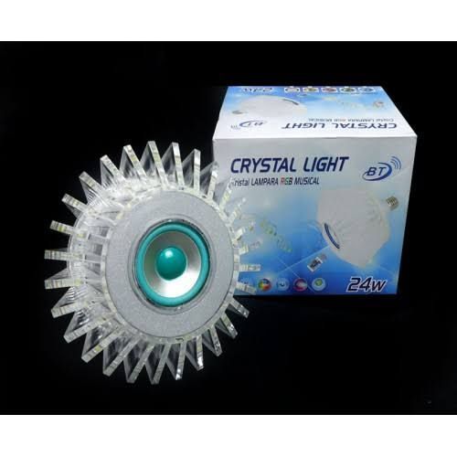 LED 24w Crystal Light With Bluetooth Mp3 Speaker
