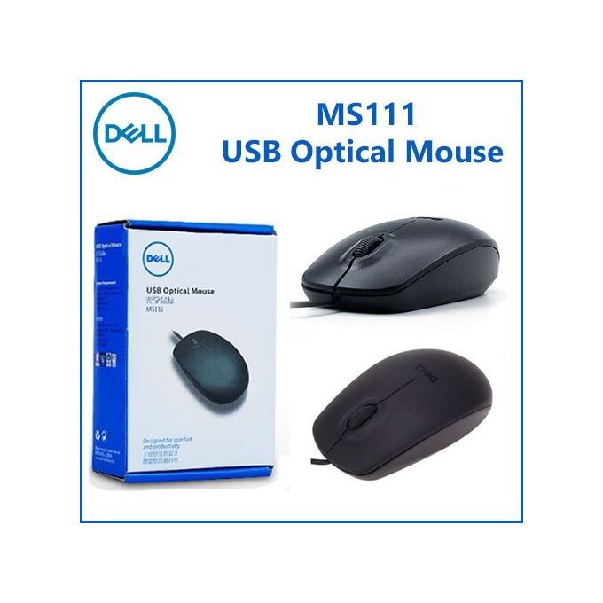 DELL Portable Wired USB Optical Mouse