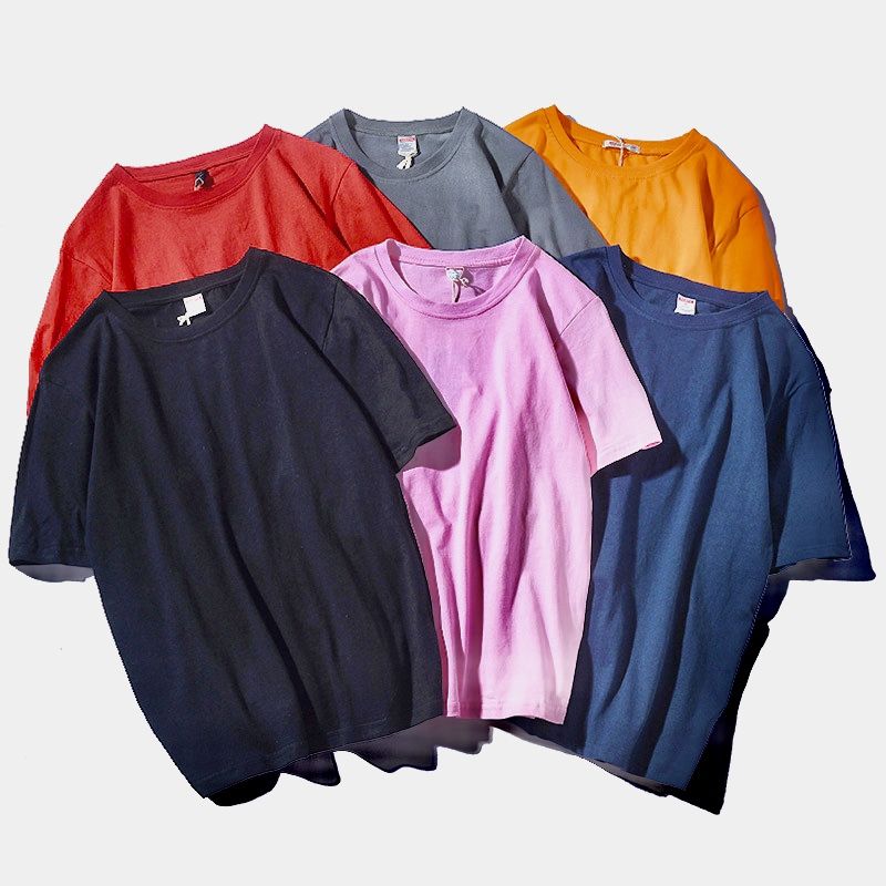 6In 1 Unisex T- Shirt Round Neck Plain Black  Polo Tees