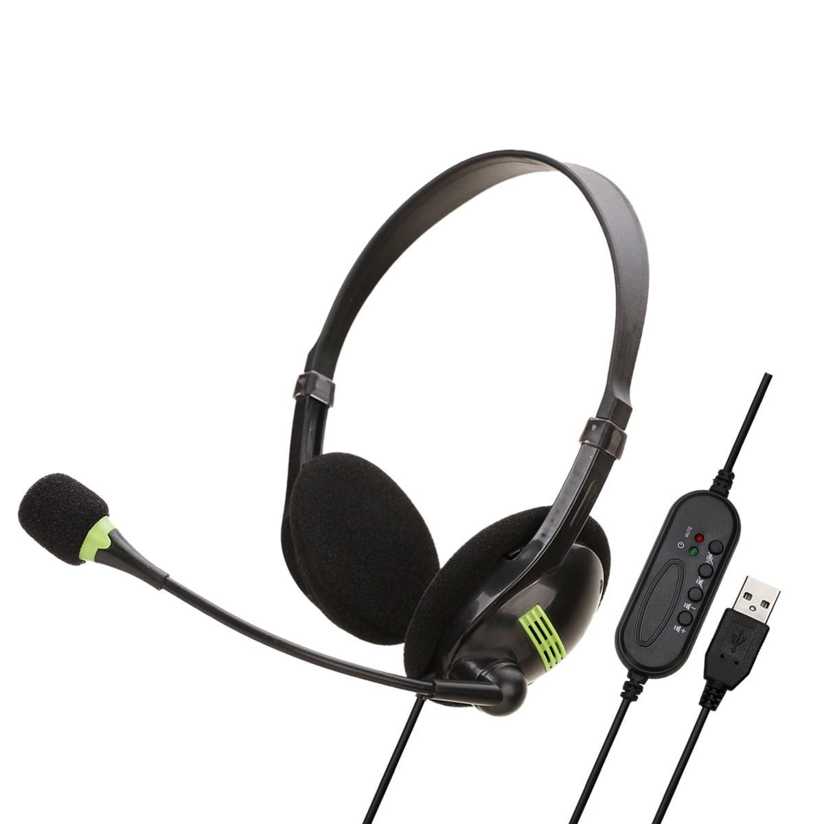 Stereo Earphones Bluetooth Portable Headphone Music Headset with Mic for PC Computer