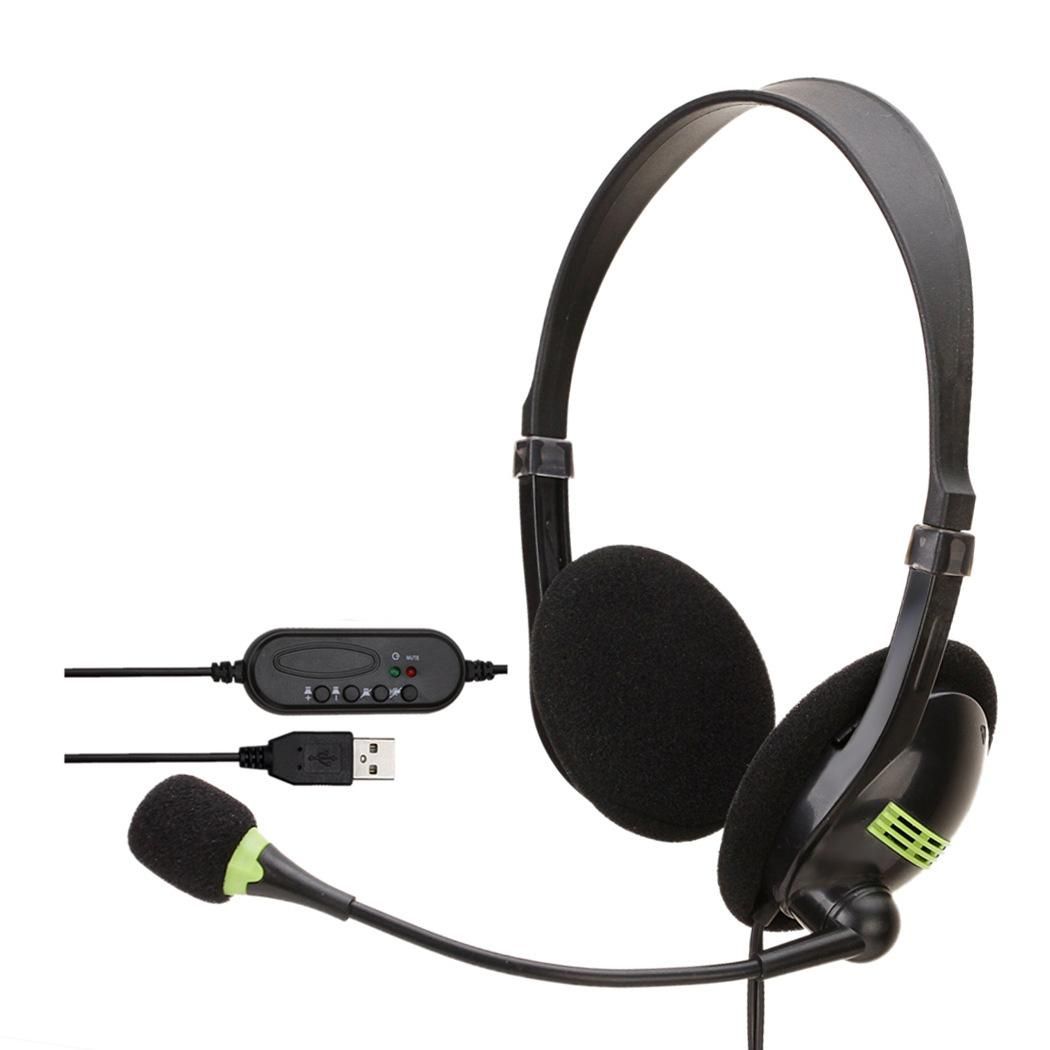 Stereo Earphones Bluetooth Portable Headphone Music Headset with Mic for PC Computer