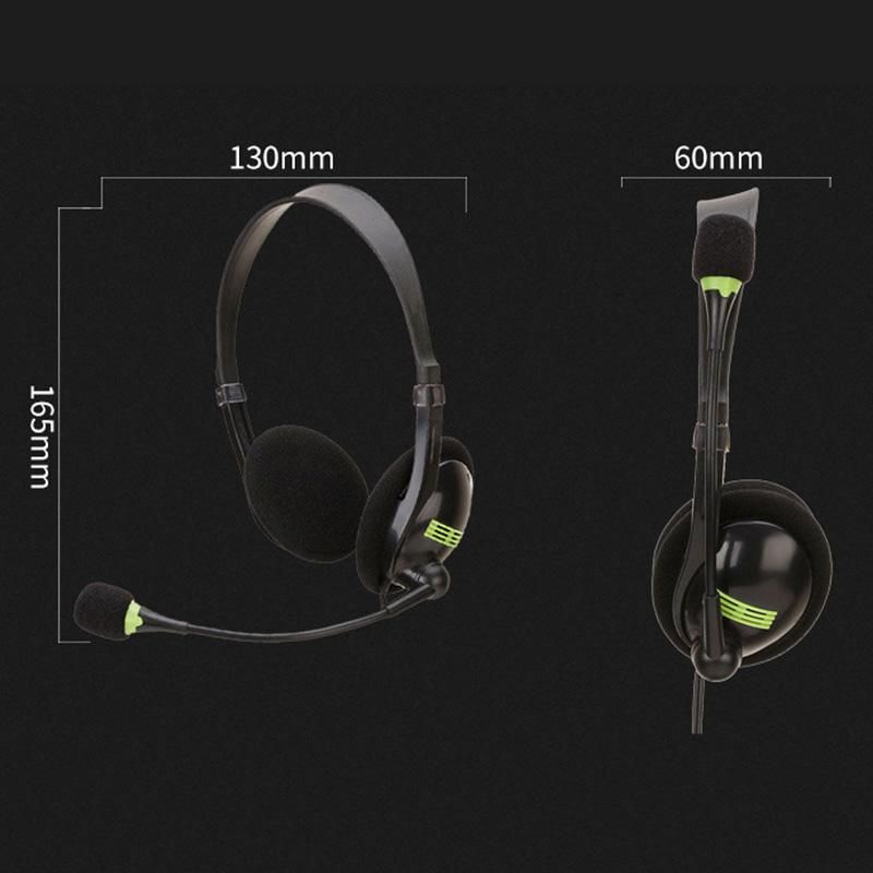 Stereo Earphones Bluetooth Portable Headphone Music Headset with Mic for PC Computer