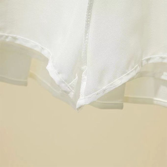 Women High Waist Pleated Short Skirt Summer Mini Girls-White