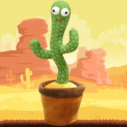 Toys Electronic Cactus Plush Toy  Dancing Singing