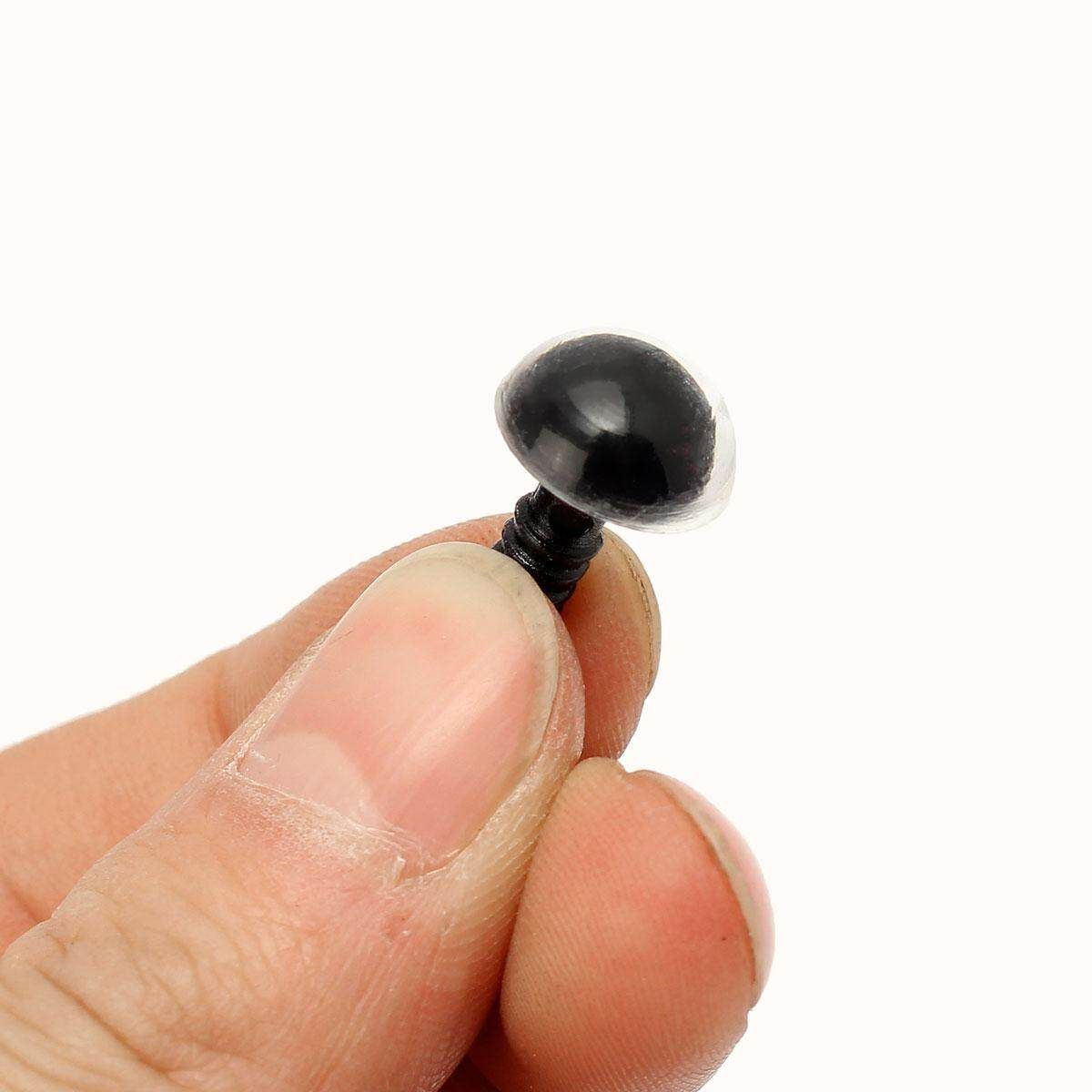 100pcs 14mm Plastic Safety Eyes For Animal Puppet Popul Craft Teddy Bear Doll Transparent Color