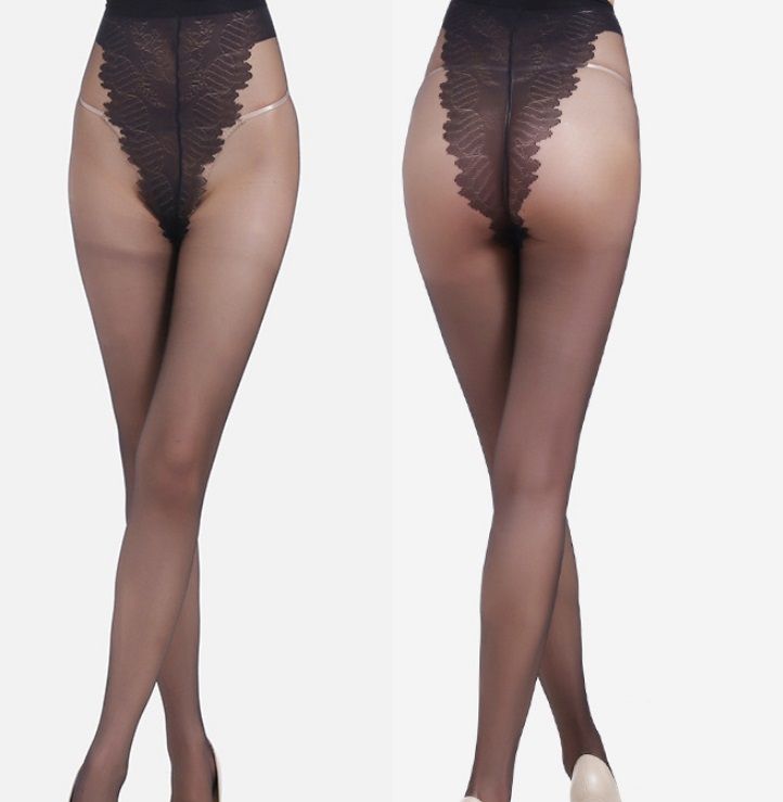 Classy Ladies Transparent Pantyhose Pop Socks Leggings - 2PCS