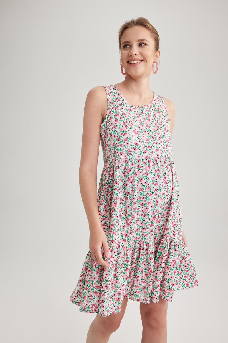 Woman Special Collection Dress Strappy Maternity Dress - Pink