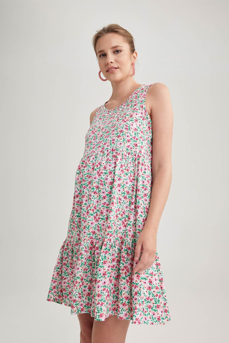 Woman Special Collection Dress Strappy Maternity Dress - Pink