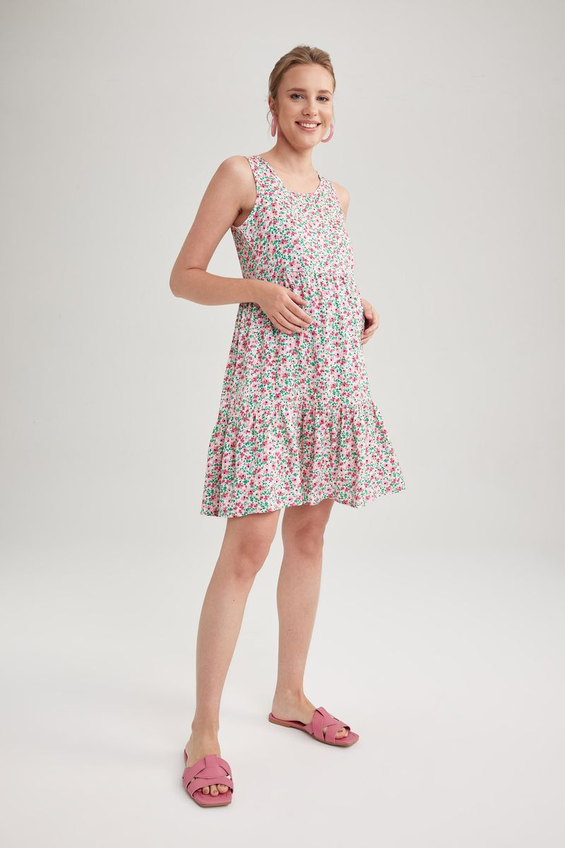 Woman Special Collection Dress Strappy Maternity Dress - Pink