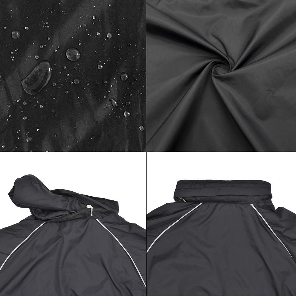 Cycling Skin Jersey Bicycle Windproof Jacket Light Rain Coat Black M