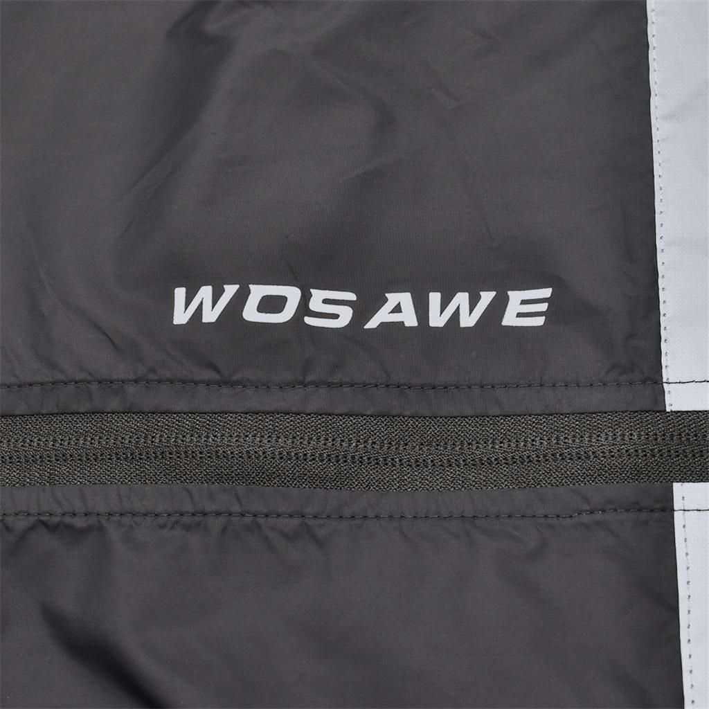 Cycling Skin Jersey Bicycle Windproof Jacket Light Rain Coat Black M