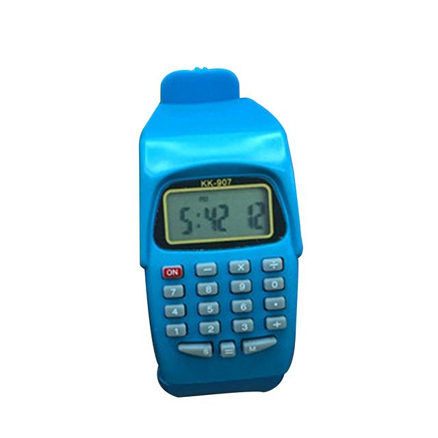 LED Watch Silicone Sports For Kids Children Calculator