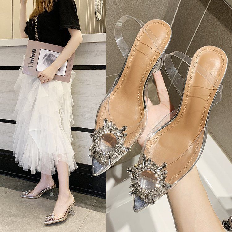 2022 Ladies Classic Fashion High Heels - Silver