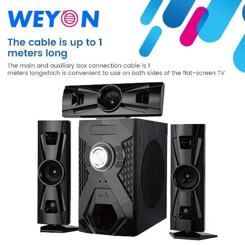 Super X Bass Bluetooth Home Theatre System 3.1 + Free LG DVD Player