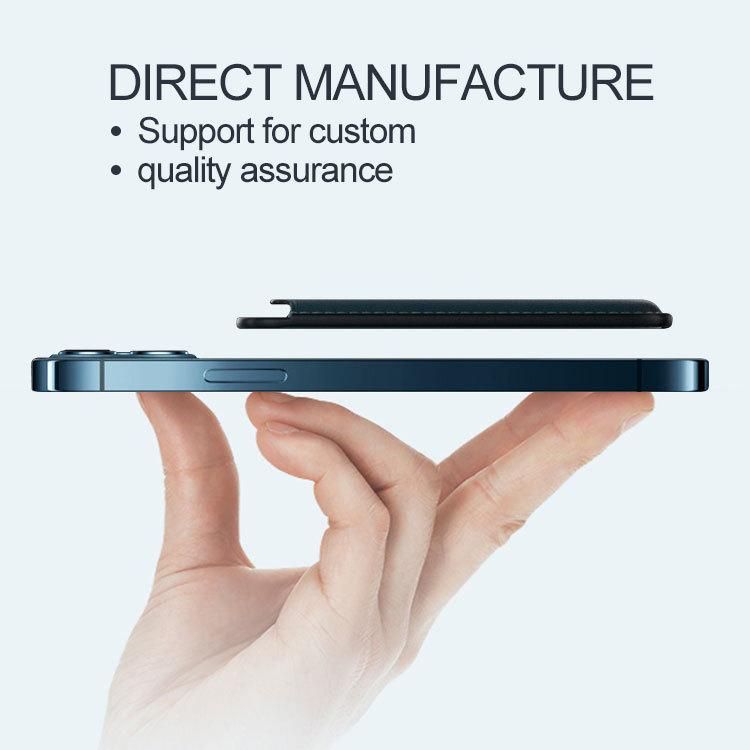 Suitable for Apple Magsafe magnetic suction card holder iPhone leather magnet back sticker card holder iPhone13PU card holder Packed in a transparent case