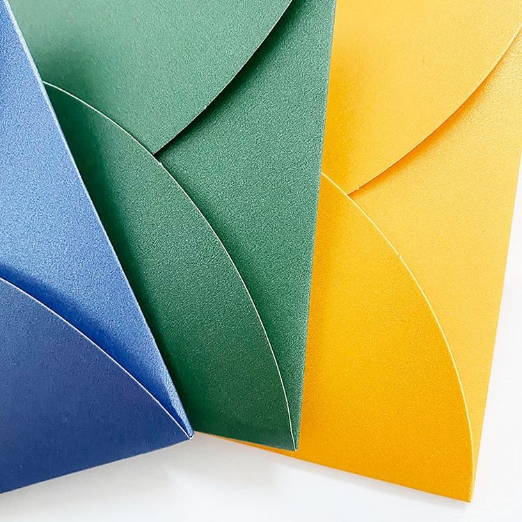50PCS Paper Hot Stamping Envelope Invitation Lett