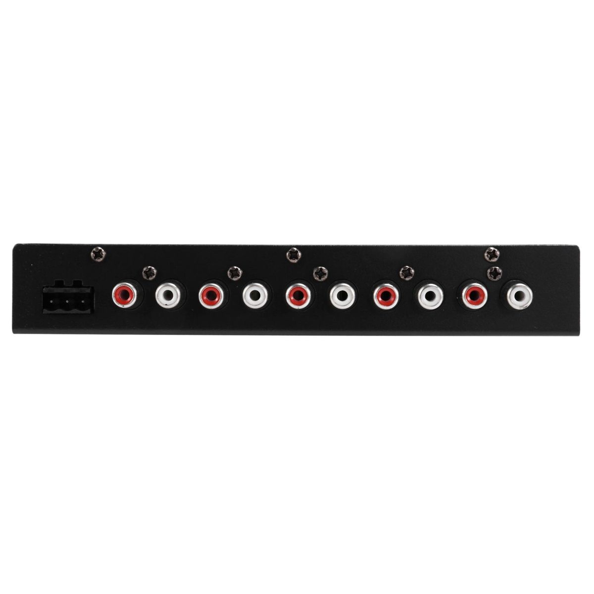 5-Band Car Audio Equalizer, Adjustable 5 Bands EQ Car Amplifier Graphic Equalizer with CD/AUX Input Select Switch,Black