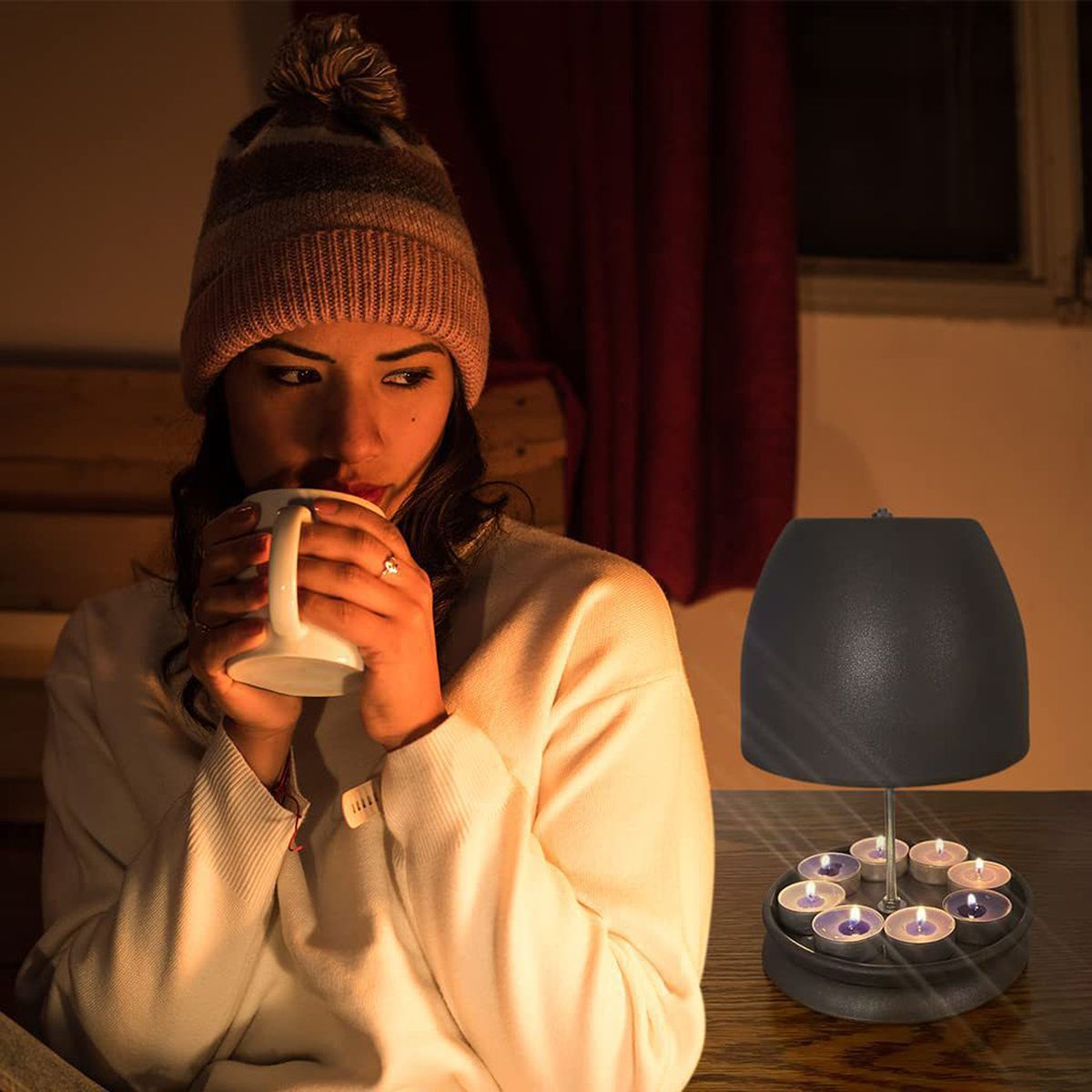 The Light Oven Radiator Double Walled For Heating Tea Light