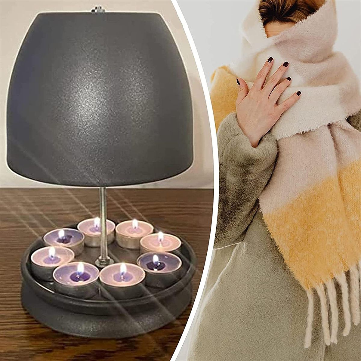 The Light Oven Radiator Double Walled For Heating Tea Light