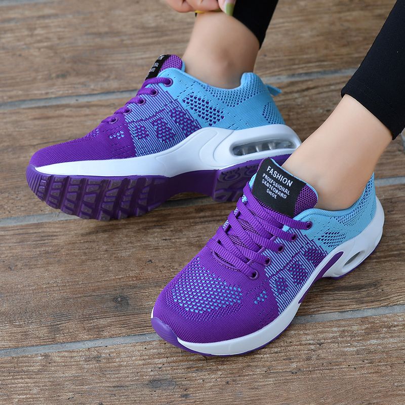 2022 Womens Air Cushion Shoes Running Sneakers - Purple