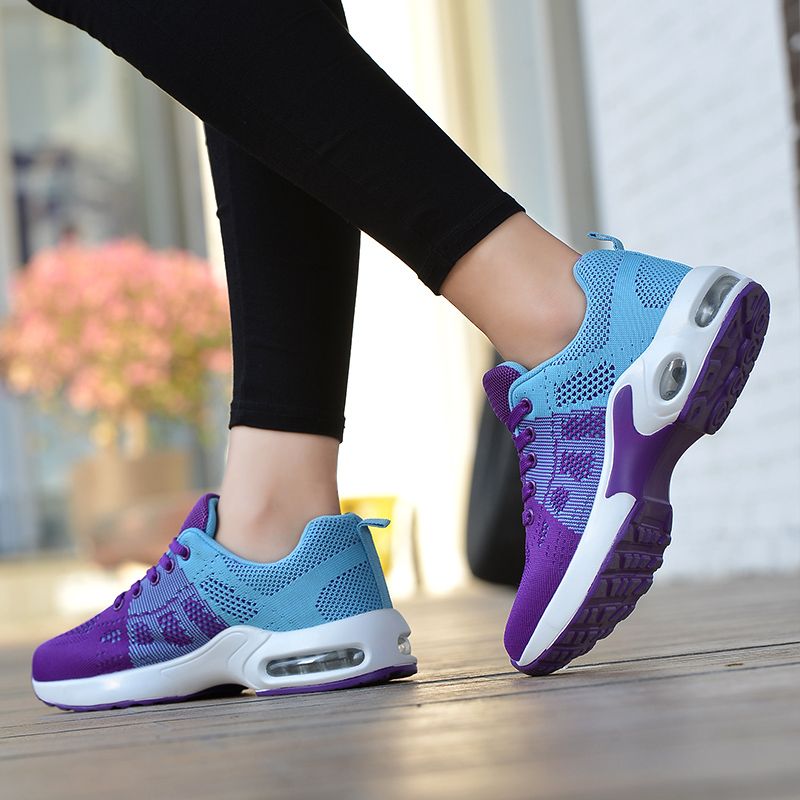 2022 Womens Air Cushion Shoes Running Sneakers - Purple