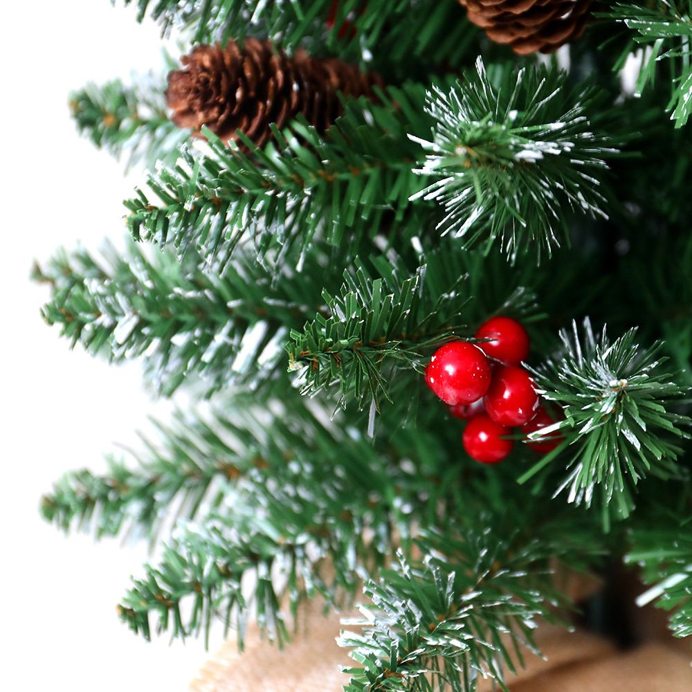 18 Inches Mini Christmas Trees Battery Operated Artificial