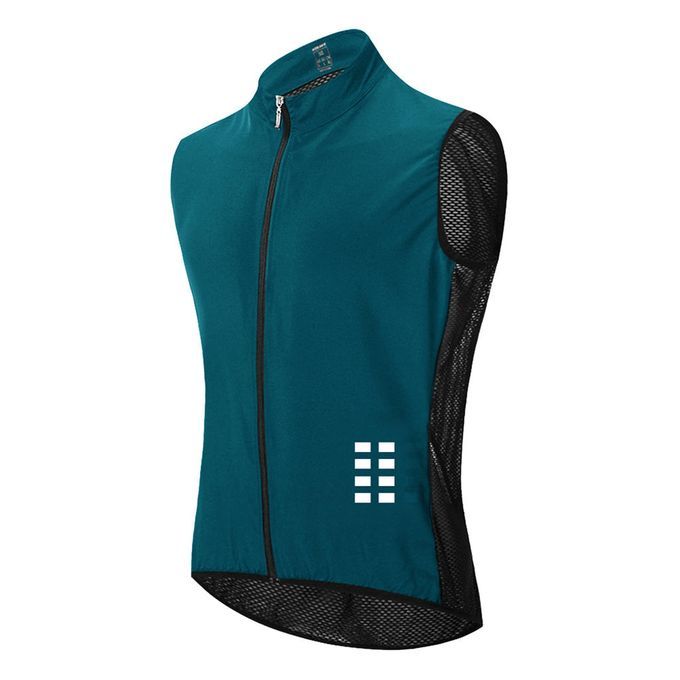 Sleeveless Cycling Top Vest Windproof Men's Bicycle Biking Jacket XL