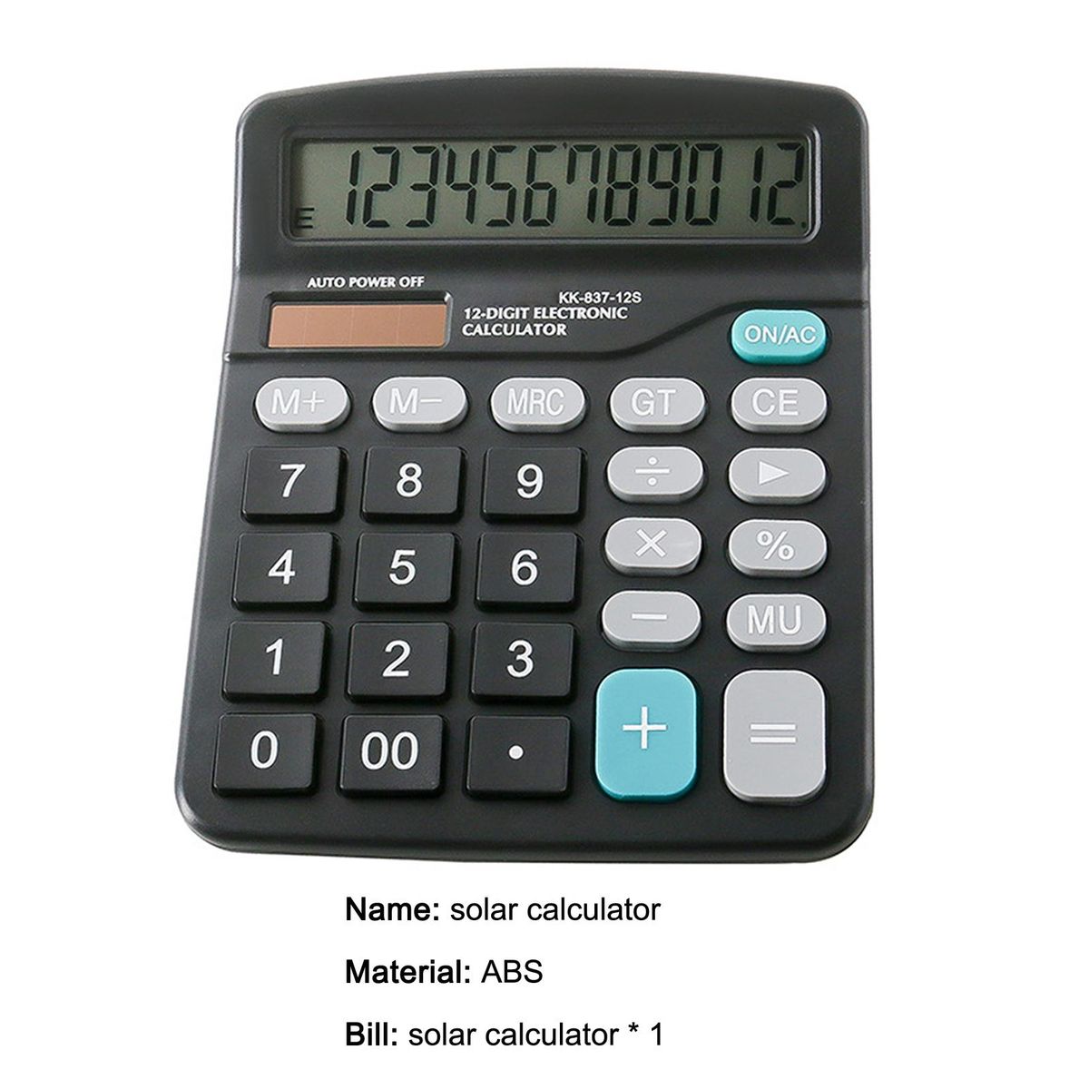 Office Calculator Desktop Electronic Calculator Black