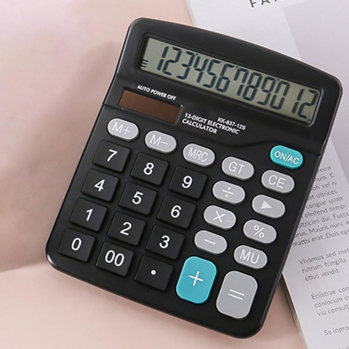 Office Calculator Desktop Electronic Calculator Black