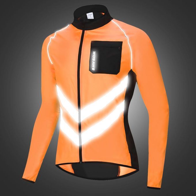 High Vis Cycling Jackets Lightweight Coat & Reflective Strip XXXL