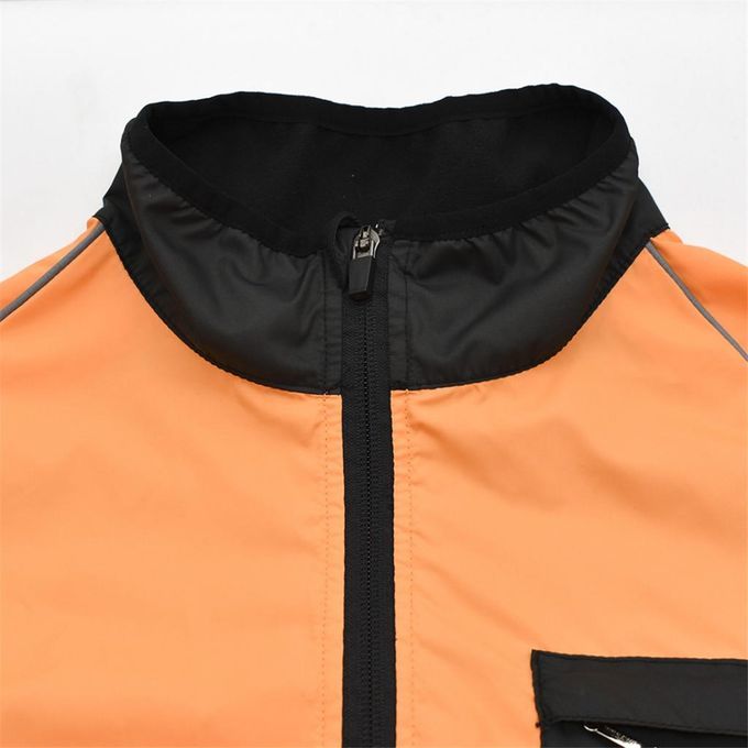 High Vis Cycling Jackets Lightweight Coat & Reflective Strip XXXL