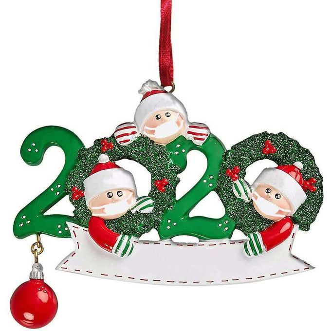 Hristmas De Orations Resin Santa  Laus Pendant  Hristmas Tree Pendant-multi Olor-3 People
