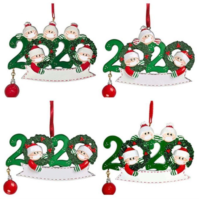 Hristmas De Orations Resin Santa  Laus Pendant  Hristmas Tree Pendant-multi Olor-3 People