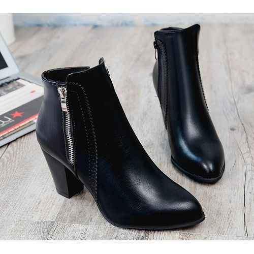 Women Lady Fashion Sexy High Heel Platform Chunky Martin Boots Party Dress Work Booties Shoes