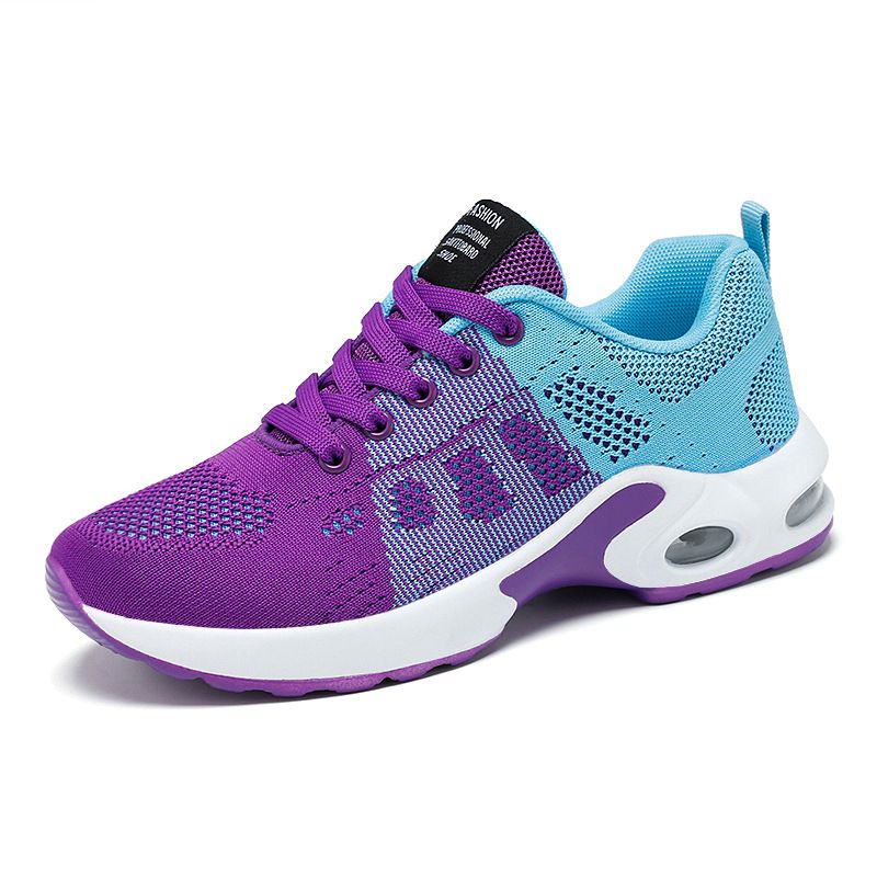 Women's Shoes Sneakers Air Cushion Running Shoes Breathable Non-Slip Fitness Leisure Running Sneakers