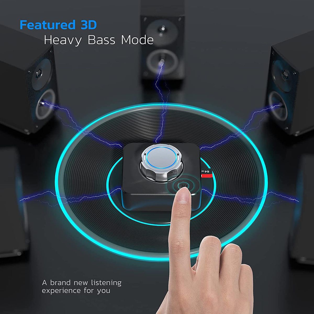 2 In 1 AUX RCA Bluetooth Wireless Audio Receiver Stereo Music Adapter