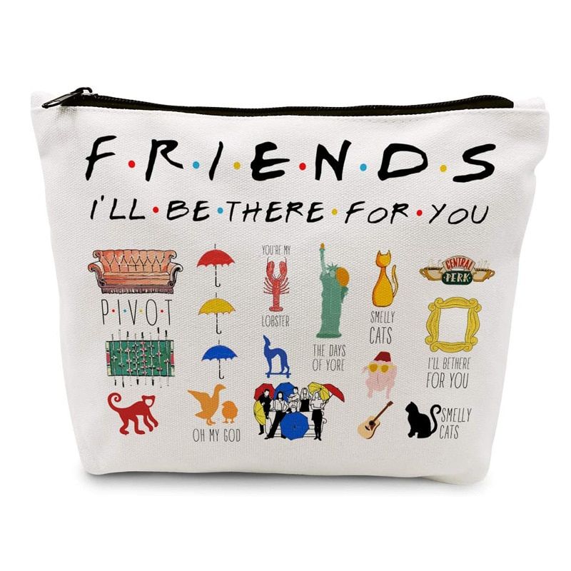 Best Friend Bestie Soul Sister Mom Colleague Makeup Cosmetic Bag Friendship Birthday Graduation ChristmasYear Present Gift B