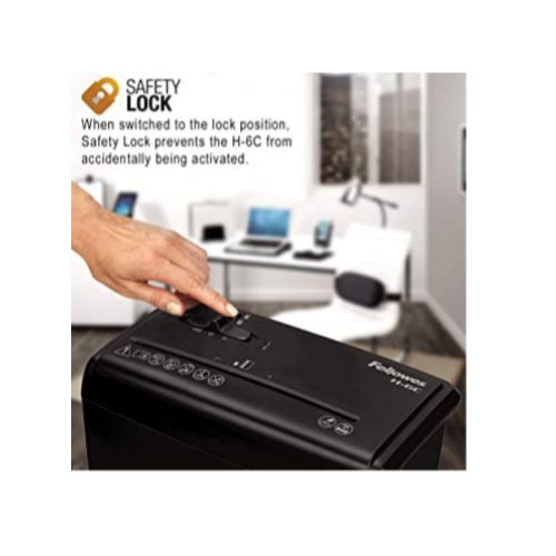 Powershred 6 Sheet Cross-Cut Personal Paper Shredder + Safety Lock
